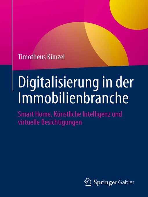 Title details for Digitalisierung in der Immobilienbranche by Timotheus Künzel - Available
